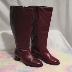 SALE! NWOT REGENCE Genuine Leather Vintage Boots Sz.7.5 Made In Canada #A3 CRATE